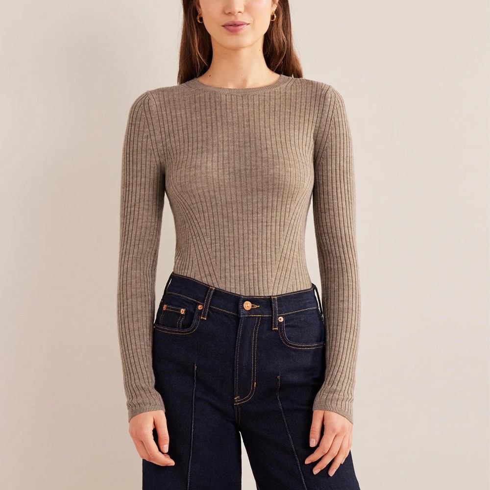 NWT Boden Ribbed Merino Sweater - Picture 4 of 10